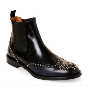 Bobo Studded Wingtip boots